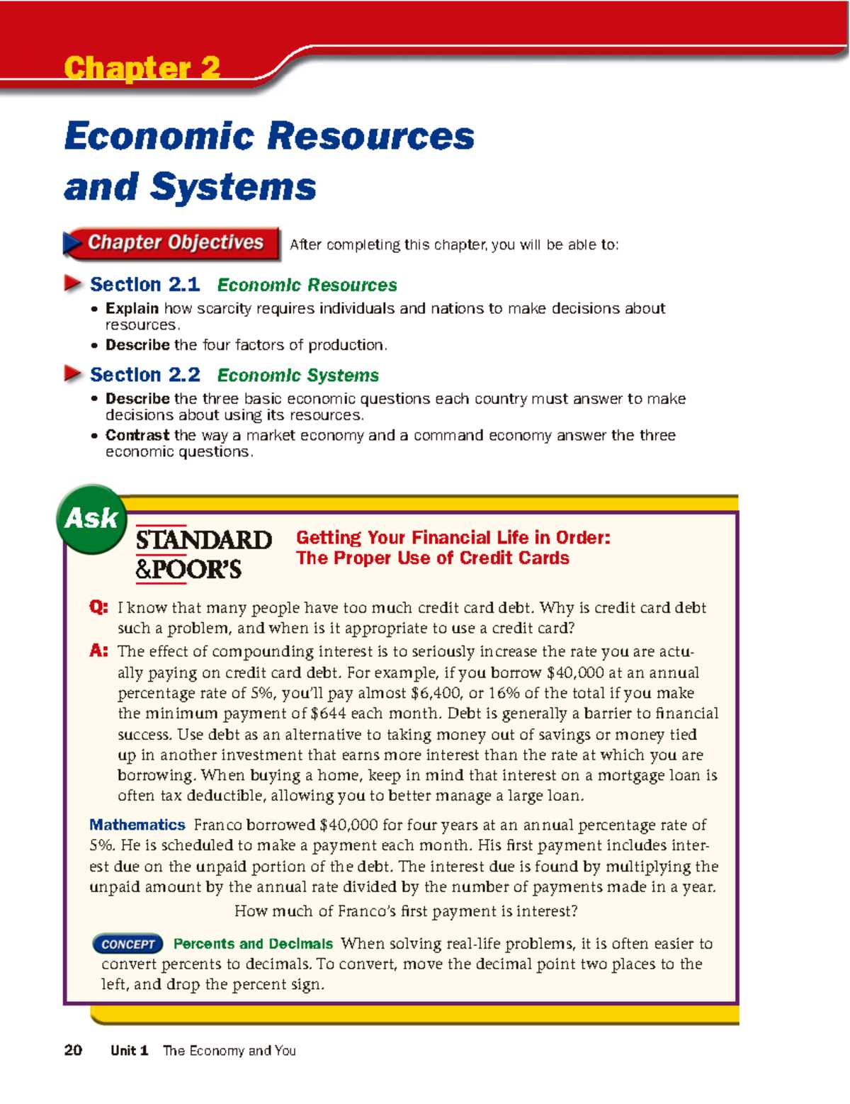 answering the three economic questions worksheet key