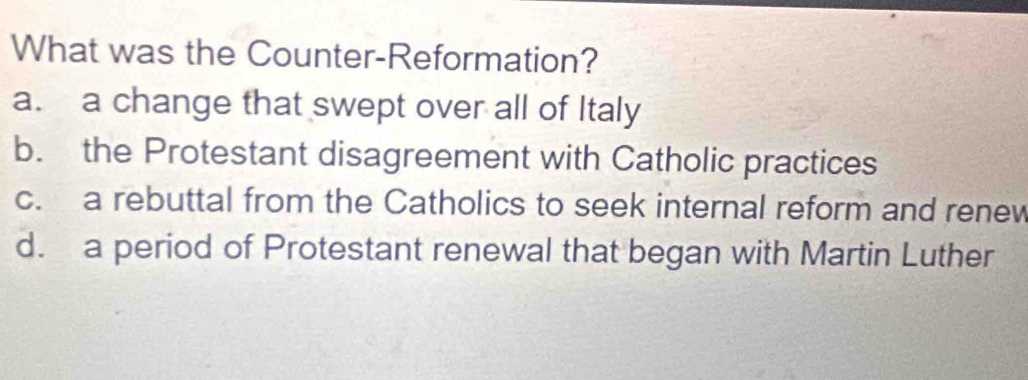 chapter 17 section 4 the reformation continues answer key