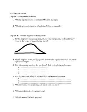apes math review answer key
