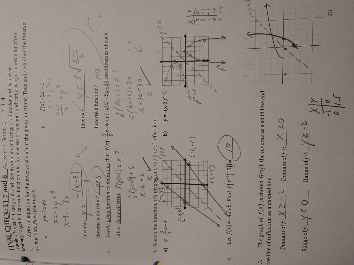 appendix b algebra 2 work answer key