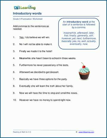 weekly grammar worksheet punctuating titles answer key