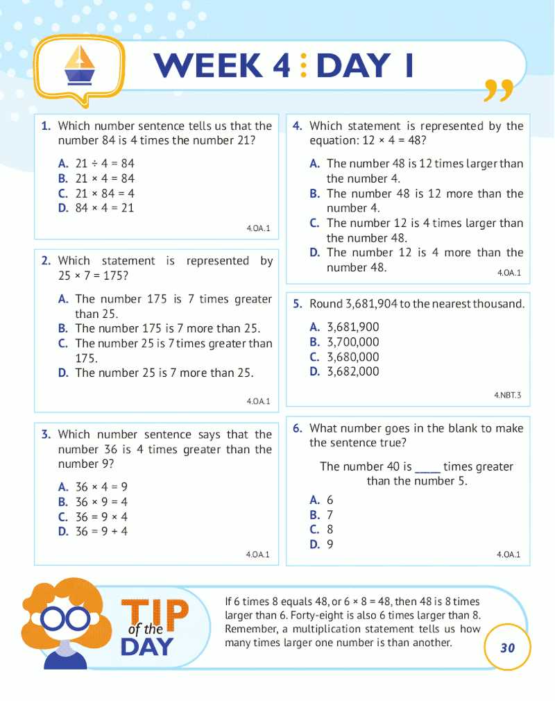 common core standard 4 nbt b 6 answer key