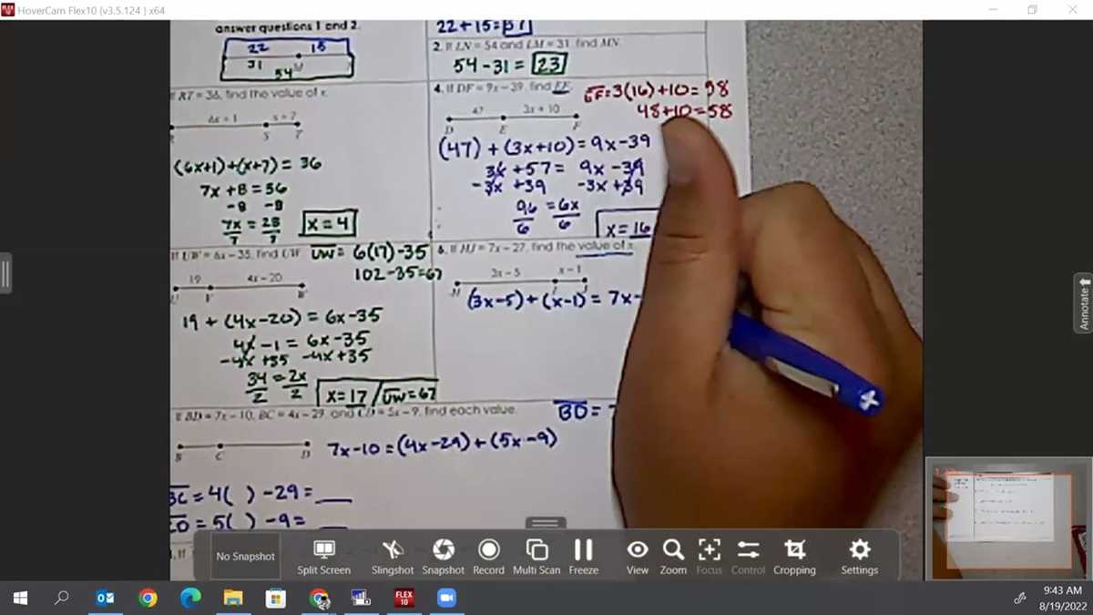 geometry basics homework 4 partitioning a segment answer key geometry basics homework 4 partitioning a segment answer key
