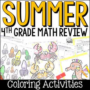 rising 4th graders math packet with answer key