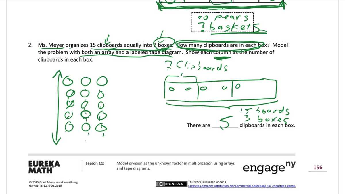 eureka math grade 3 module 1 lesson 10 answer key