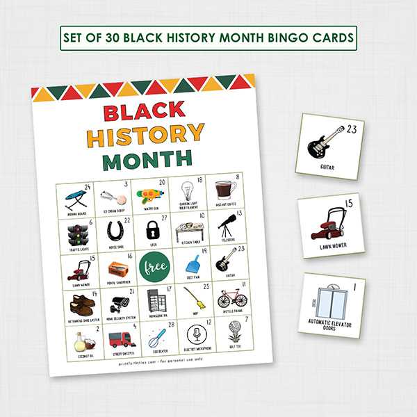 black history month answer key