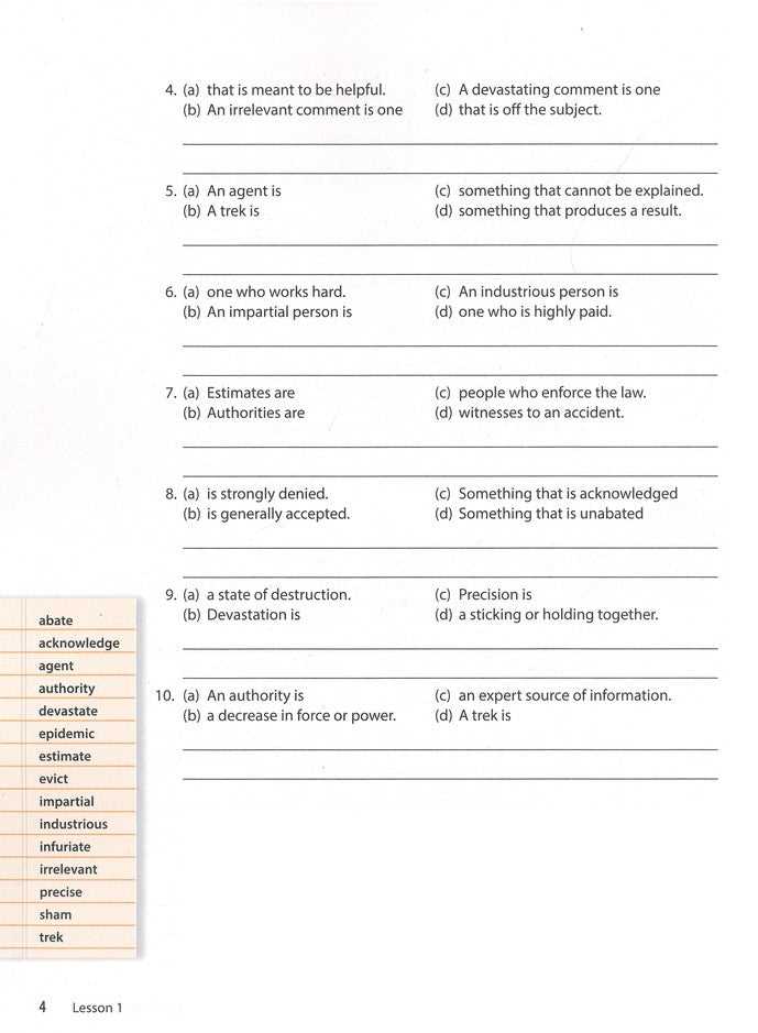book 7 wordly wise answer key