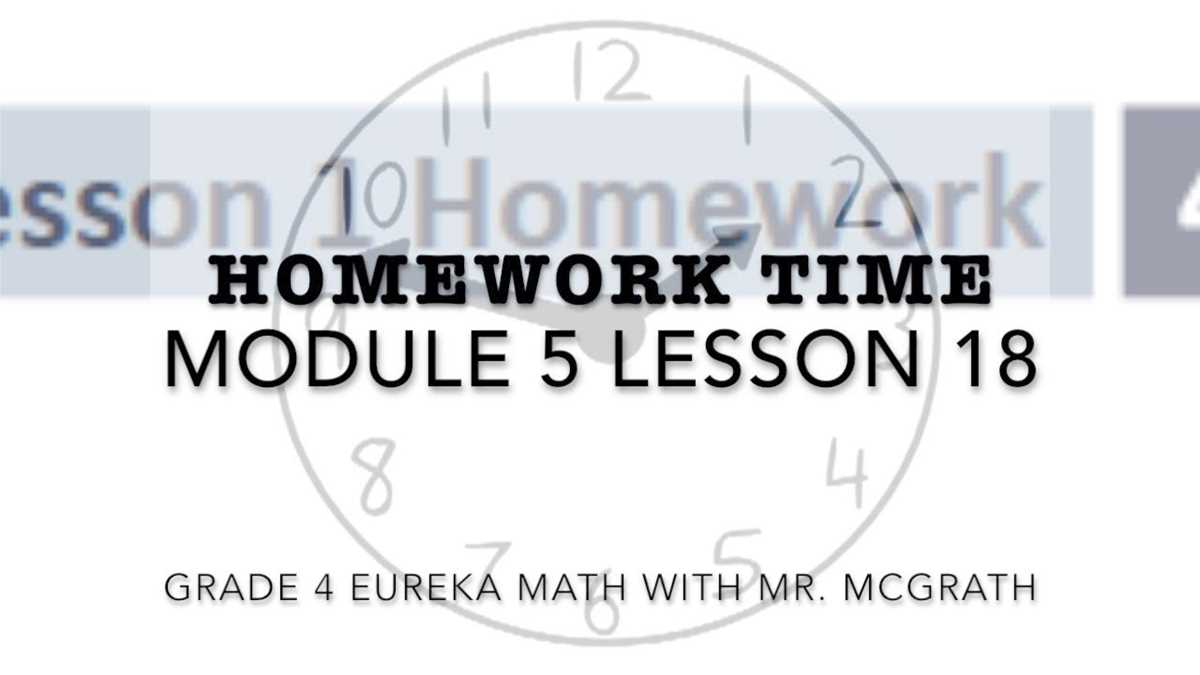 eureka module 5 lesson 18 20 answer key
