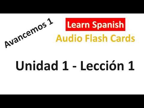 avancemos 1 unit 1 lesson 1 answer key
