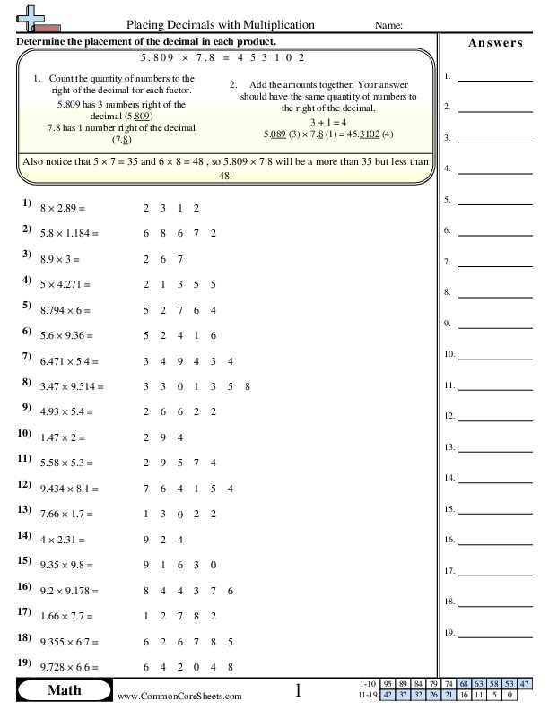 5 nbt 3 worksheets answer key