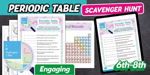 compound chemistry christmas scavenger hunt answer key