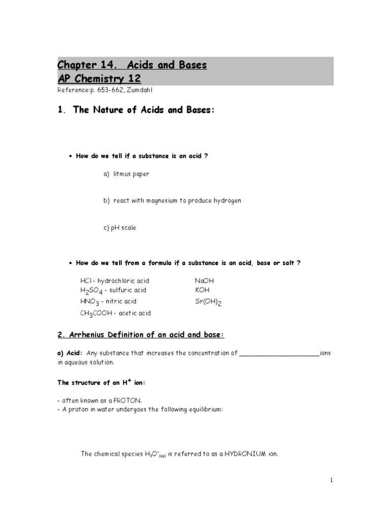 chapter 14 acids and bases answer key