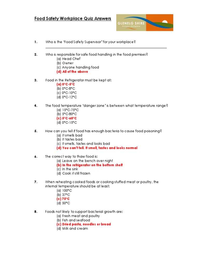 chapter 16 safety in the kitchen study guide answer key