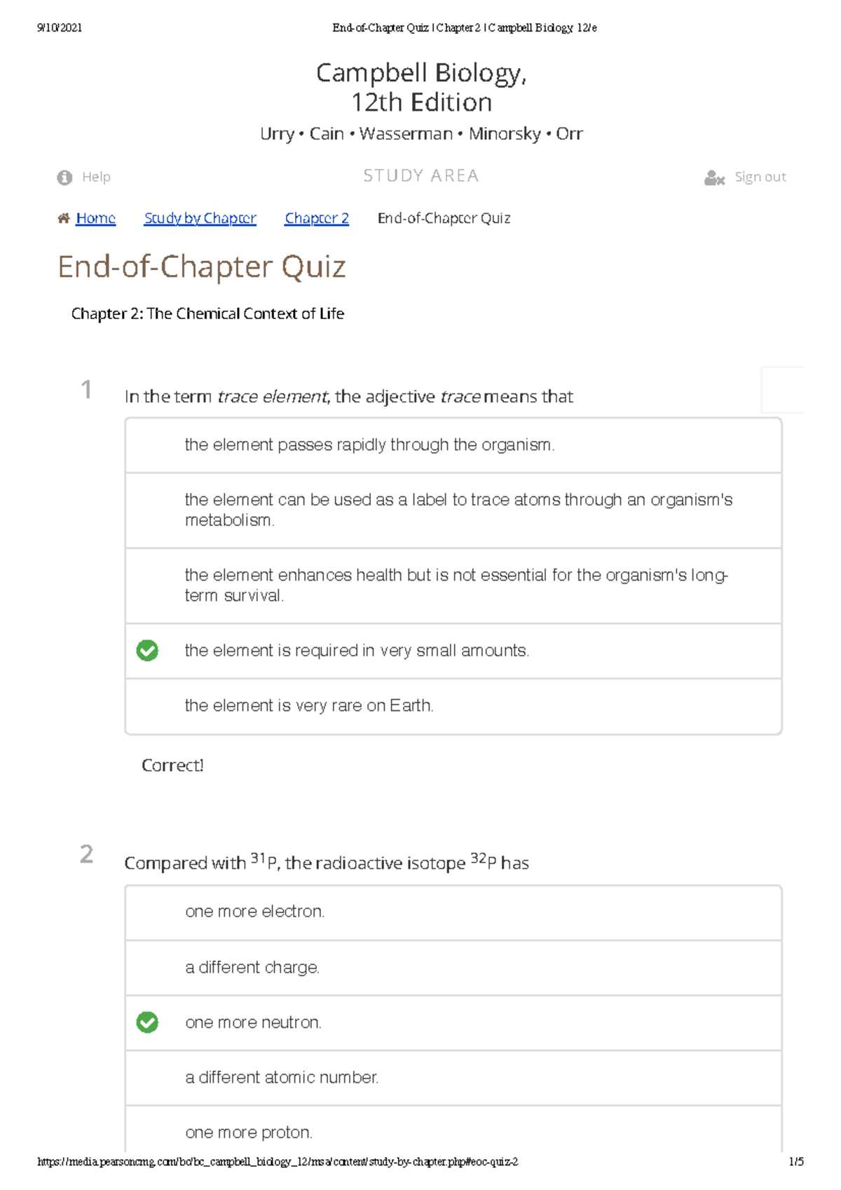 chapter 2 assessment biology answer page 62 key