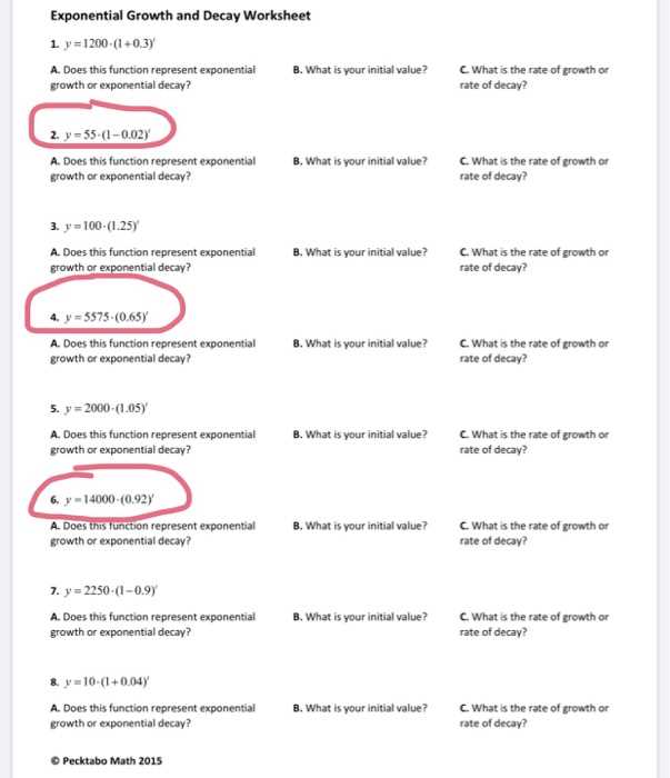 chapter 8b worksheet exponential growth problems answer key