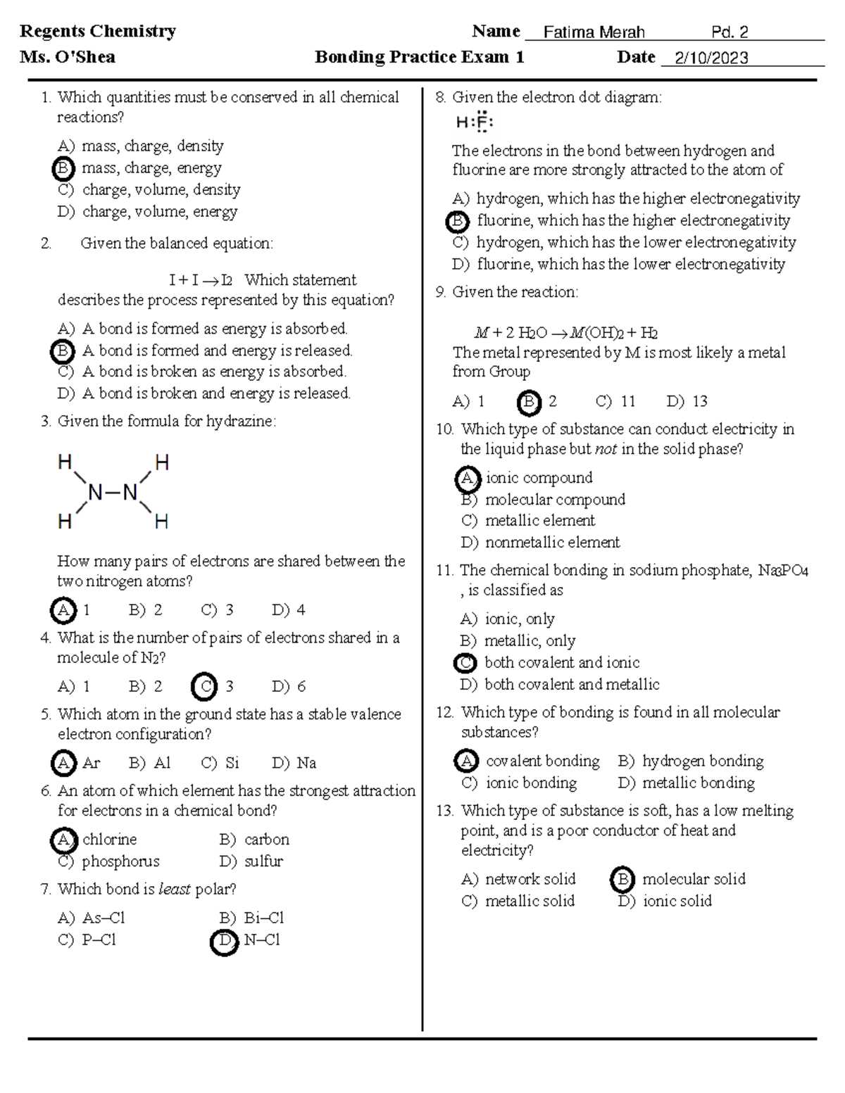 chapter review chemical reactions part a vocabulary review answer key