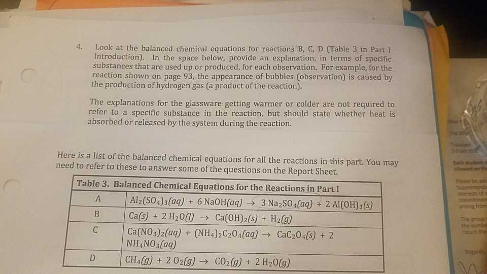 chapter test a chemical equations and reactions answer key
