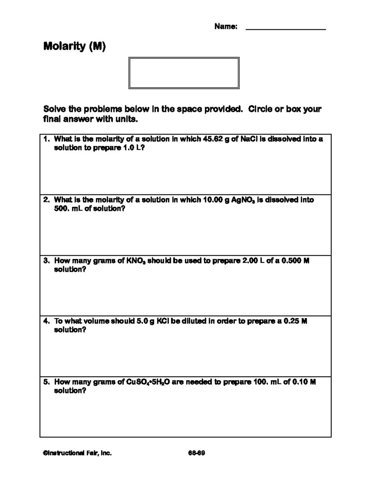 chemistry if8766 page 69 answer key