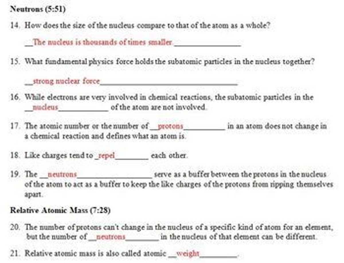 chemistry packet answer key chemistry packet answer key