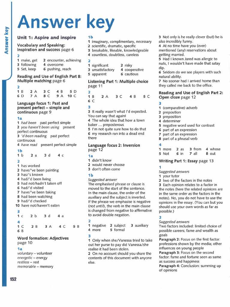 vocabulary for achievement grade 10 answer key
