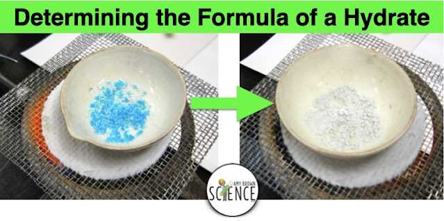formula of a hydrate lab answer key
