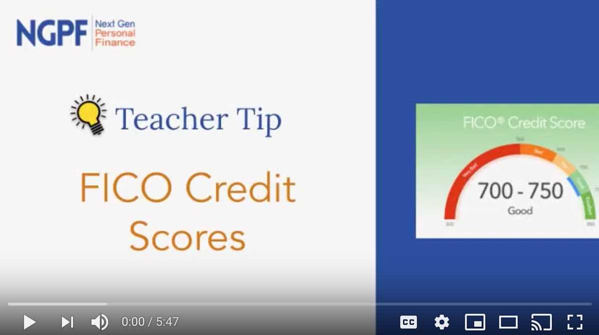 calculate fico credit scores answer key