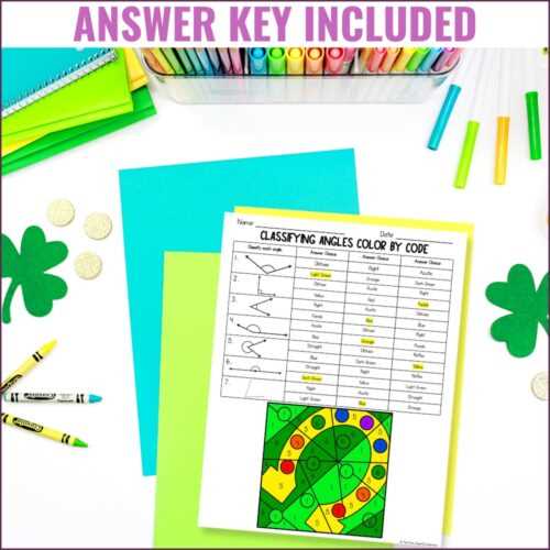 classifying numbers color activity answer key