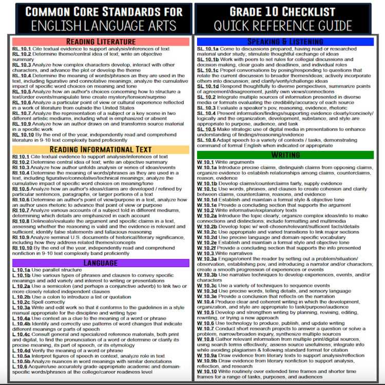 common core standards plus language arts grade 8 answer key