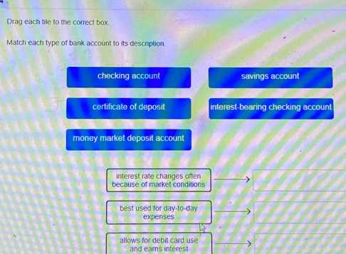 compare types of saving accounts answer key