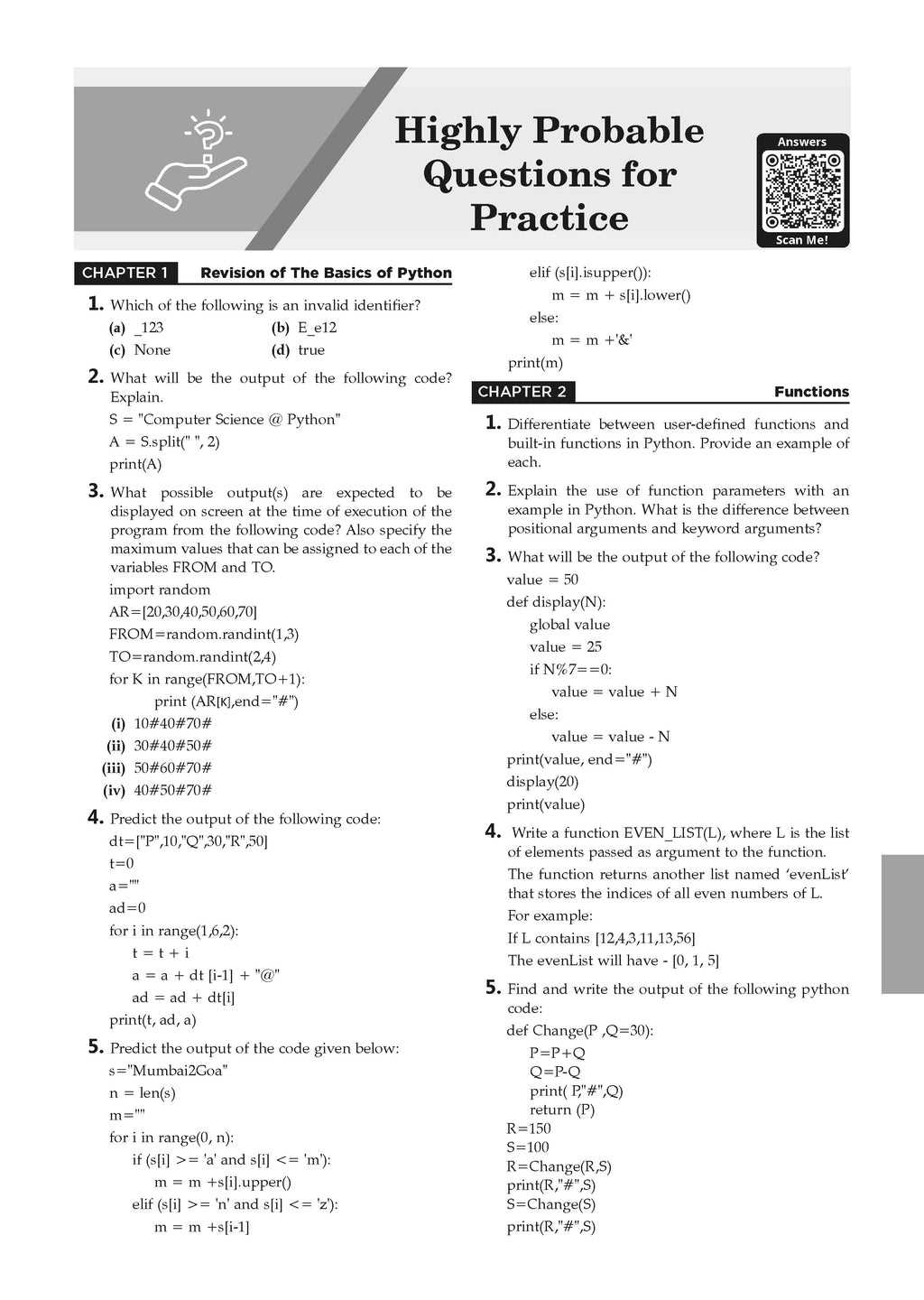 computer answer key 2026 12th science