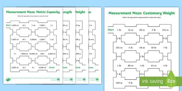 converting english and metric worksheet answers key