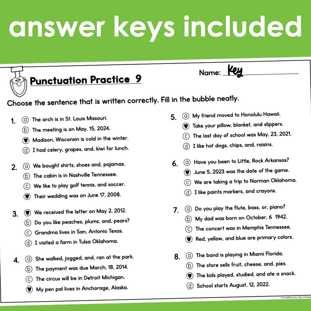 core grammar for college punctuation answer key