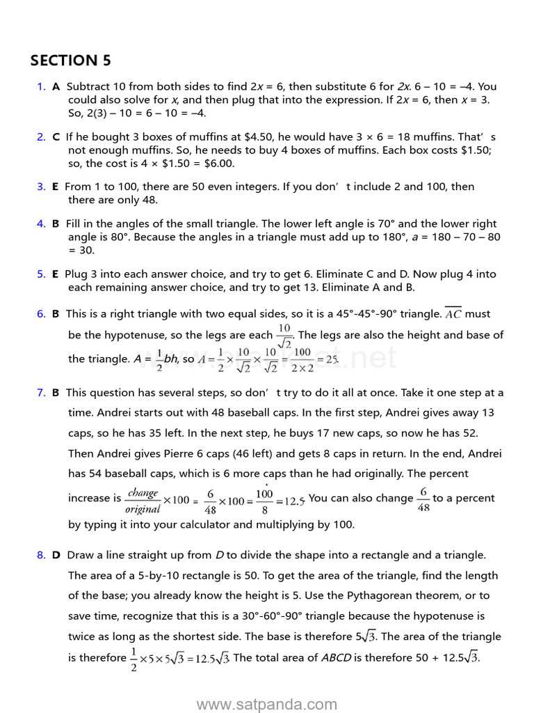 sat 6 answer key