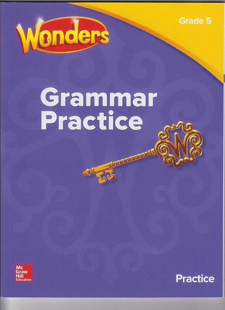 wonders practice book grade 5 answer key
