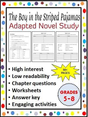 the boy in the striped pajamas viewing guide answer key
