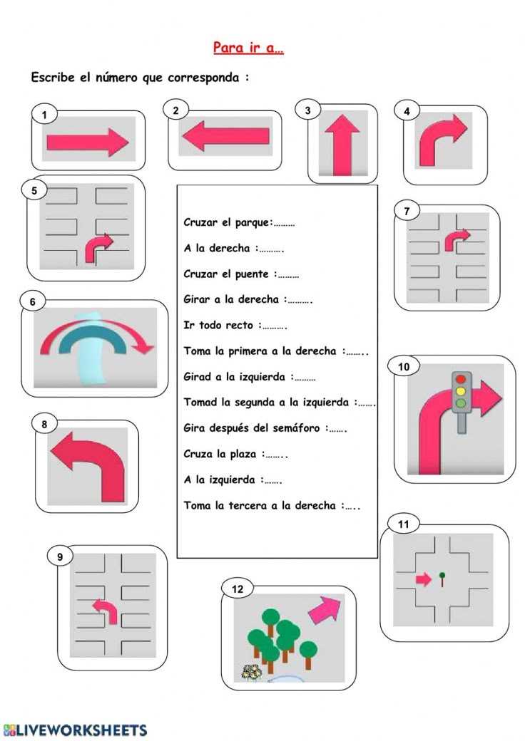 dando direcciones en espa&ntilde;ol answer key