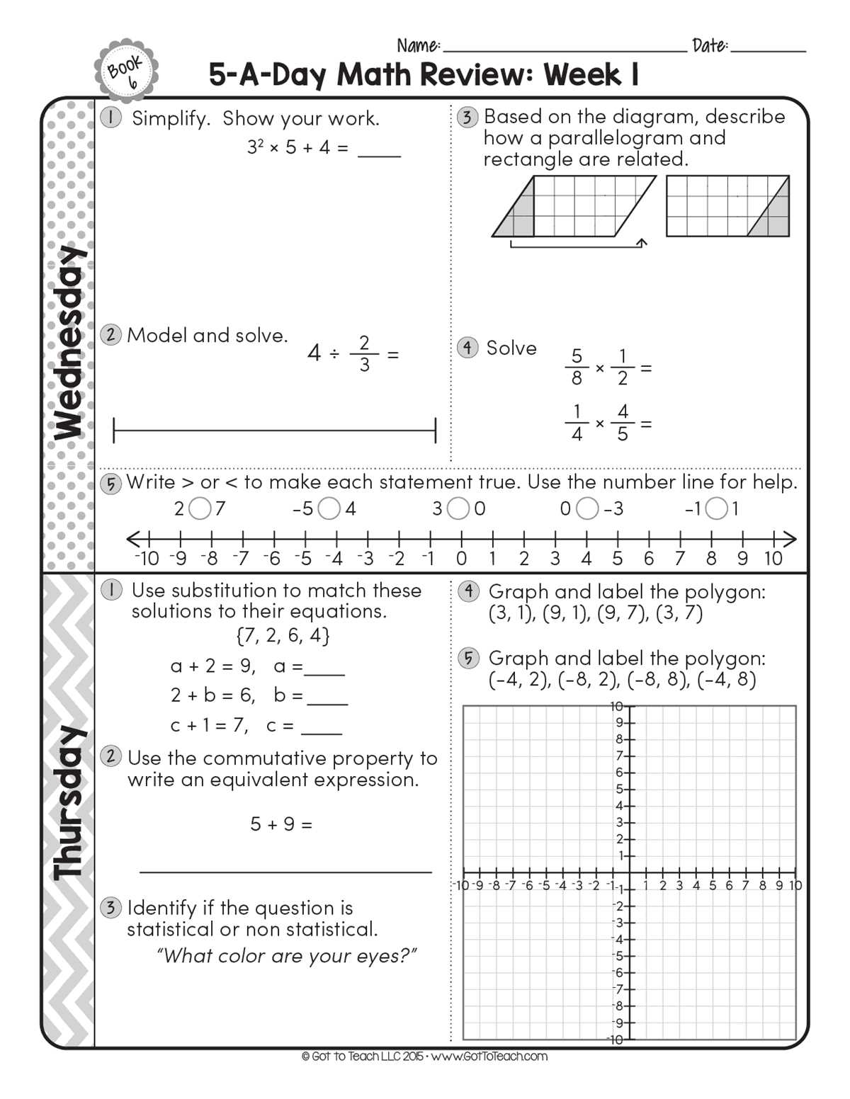 simple solutions math grade 6 answer key