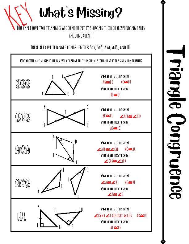 day 3 introduction to triangle congruence answer key