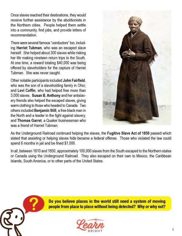 dbq 4 abolition and the underground railroad answer key