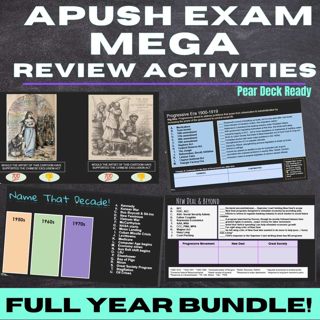 apush review answer key