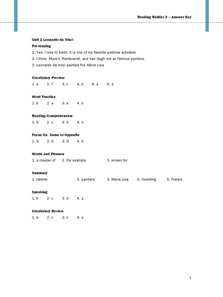 key concept builder lesson 3 sound answers