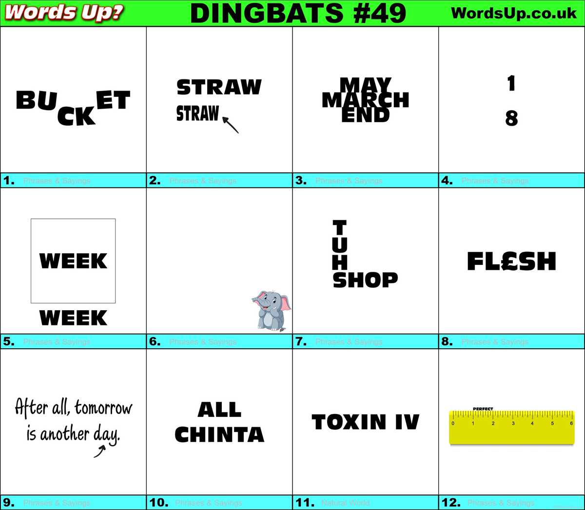 dingbats answer key