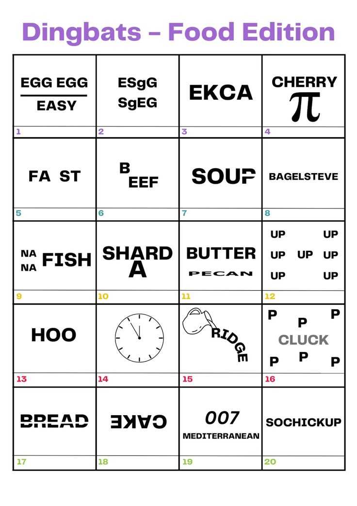 dingbats answer key