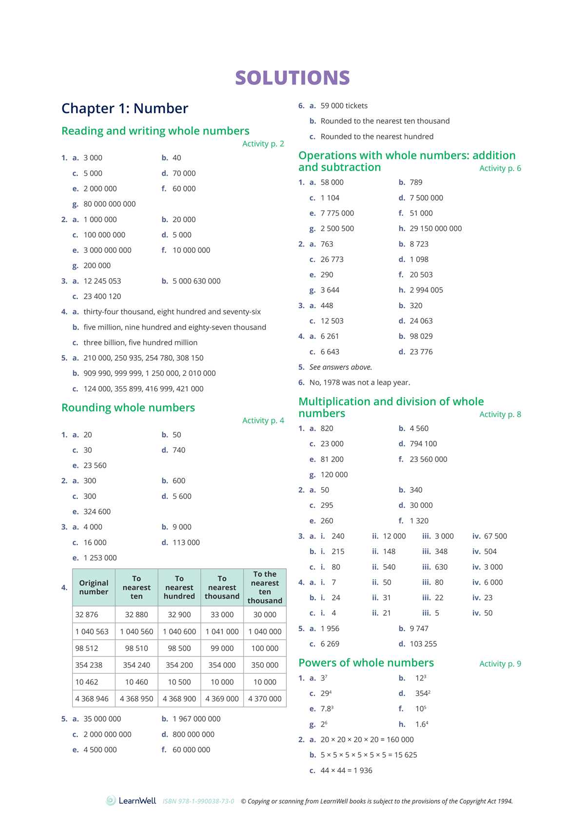 springboard mathematics course 3 unit 3 answer key