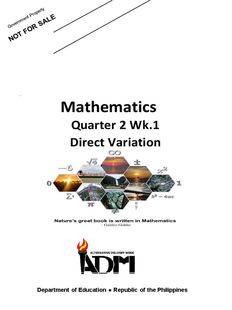 direct variation common core algebra 2 homework answer key