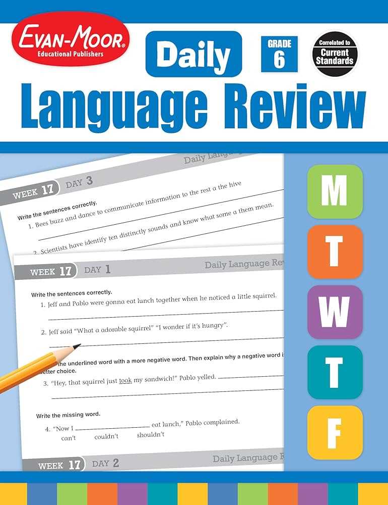 daily language review grade 6 answer key week 11