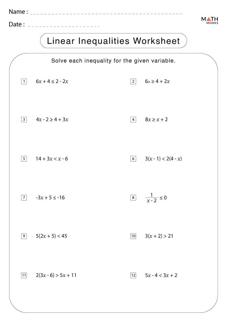 linear equations functions and inequalities answer key