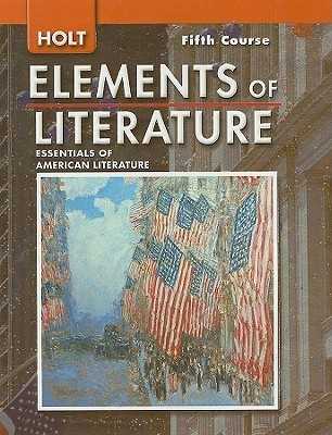 holt elements of literature sixth course answer key
