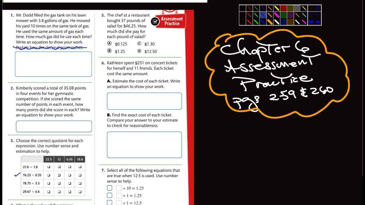 envision math 6th grade answer key