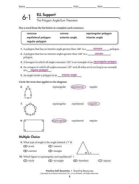 worksheet 1.2 congruence and segment addition answer key